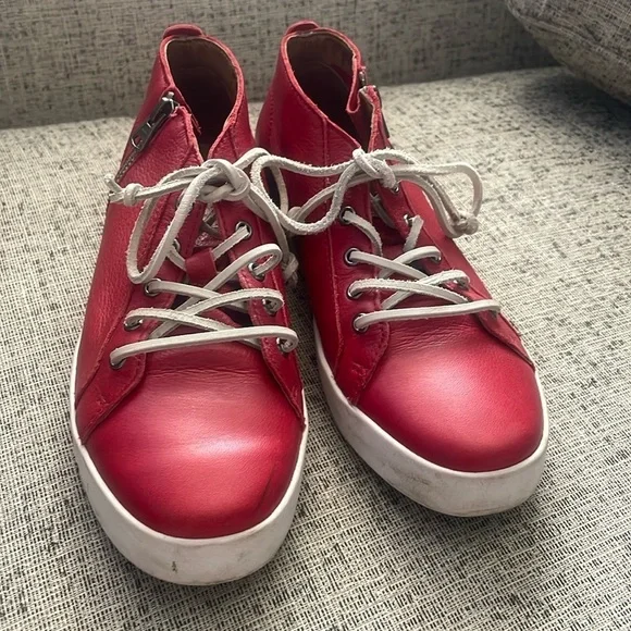 Blackstone Red Claret Sneaker Size 38 - Picture 3 of 11